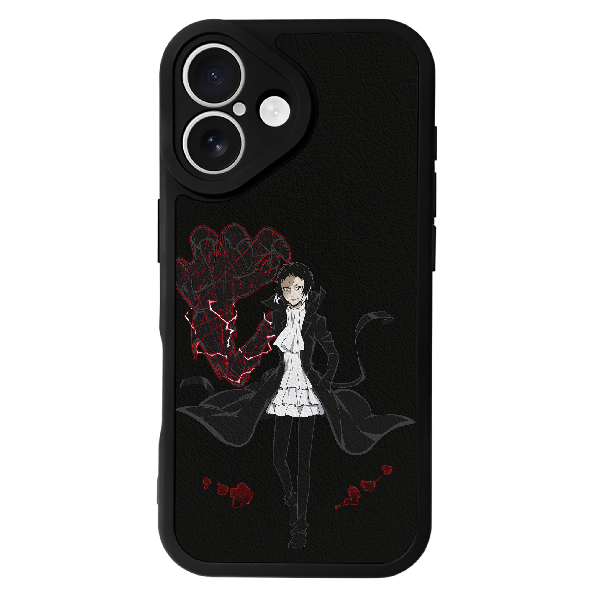 （画像用） 文豪ストレイドッグス Bungo Stray Dogs 【iPhone 16シリーズ対応】シリコンスマホケース（レザー調） 材質：シリコン